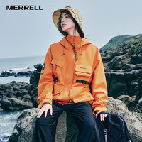 MERRELL 运动户外新款外套防风防泼外套男女同款户外功能休闲外套 桔色 XL