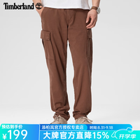 Timberland 男裤休闲裤春夏款户外通勤舒适透气宽松直筒工装运动裤子男 A5TVY50
