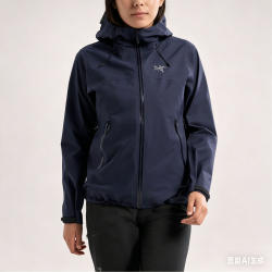 ARC'TERYX BETA SL JACKET GORE-TEX 防水 女子 硬壳夹克 蓝黑色 S