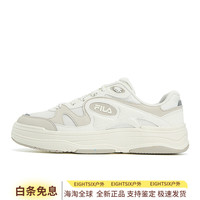 FILA VIBE 律动鞋 休闲百搭厚底 耐磨透气 低帮 板鞋 男款 初雪白/牡蛎 初雪白牡蛎灰棕 39