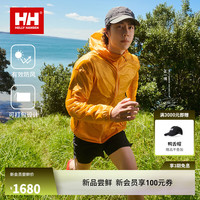HELLY HANSEN, H/H海丽汉森hh26夏越野跑轻薄可打包防风夹克 黄色 明星同色 L