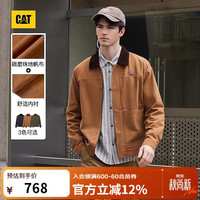 CAT 卡特26秋季新品男士美式复古工装百搭撞色翻领夹克巴恩风外套