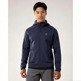 始祖鸟（ARC'TERYX）始祖鸟KYANITE HOODY 保暖 男子 抓绒衫 蓝黑色 L