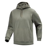始祖鸟（ARC'TERYX） Emblem Fleece Hoody连帽抓绒保暖卫衣 男款 粮草绿 M