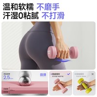 RUNWE 朗威 铸铁哑铃 2kg 一对
