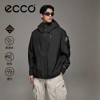 ecco gore-tex防水防风透气男式单冲 EW251J009M 黑色XL(180/104A)