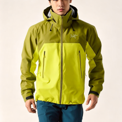 ARC'TERYX BETA AR JACKET 防水 男子 硬壳夹克 榄苔绿/欣快绿 S