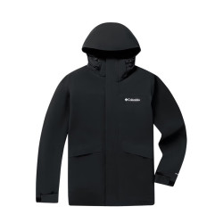 Columbia 三合一冲锋衣男金点鹅绒内保暖两件套XE3587 010黑色 S