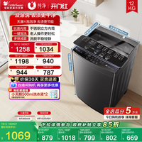 移动端：小天鹅 全新免清洗变频系列 TB100V23DB 变频直驱波轮洗衣机 10kg 玄武灰
