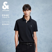 杰克琼斯 男士舒适百搭POLO衫合集 226106024E40黑色