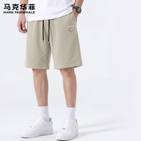 马克华菲 男士100%纯棉休闲短裤