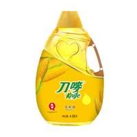 刀唛 玉米油4.68L非转基因压榨食用植物油大瓶家用官方旗舰店