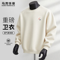 马克华菲 男士300g重磅圆领卫衣