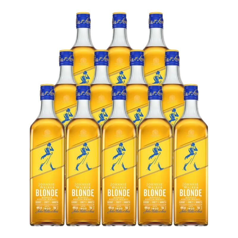 尊尼获加 耀澄威士忌 苏格兰调和型 700ml*12瓶