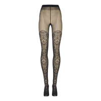 Wolford Ornamental 20D微透连裤袜 黑色 XS