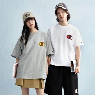 开学好物：Champion 春夏款男女同款刺绣logo短袖T恤休闲百搭纯棉