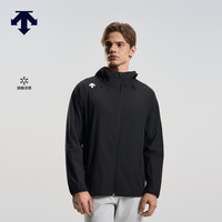 迪桑特 TRAINING系列凉感简约百搭质感男士梭织外套新品 BK-黑色 2XL (185/104A)