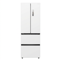 Midea 美的 超净系列 MR-421WUFJPZEA 风冷法式门冰箱 400L 星尘白