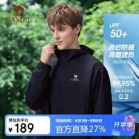 骆驼 户外原纱防晒衣女2026春夏新款凉感透气防泼水外套防晒服男 G009