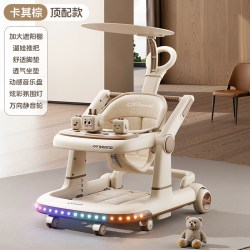 顽皮熊 2026新款学步车防O型腿防侧翻多功能可折叠可调节宝宝手推助步车