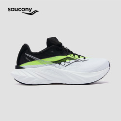 saucony SLAY全速3款低帮缓震耐磨竞速训练碳板跑鞋 白黑 40