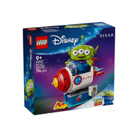 LEGO/乐高 43307 三眼仔披萨星球火箭之旅 拼插积木