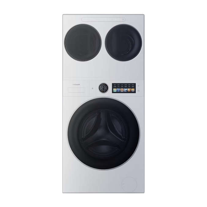 Hisense 海信 大薄荷2.0系列 WH120E5SP-1+WV20W 热泵式洗烘套装 全球白