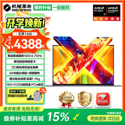 机械革命 锐龙R7H独显级游戏全能本 笔记本电脑 锐龙R7 H255 16G 512G 高色域