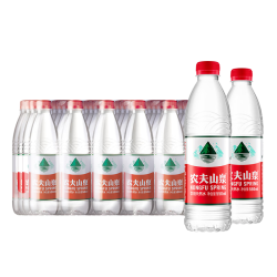 农夫山泉 饮用天然水550ml*24瓶 塑膜包装
