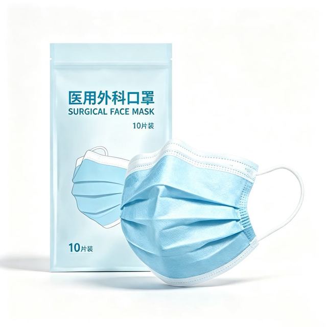 超亚医药 超亚 医用外科口罩 成人医用灭菌级 蓝色10袋*100只