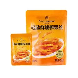 1号会员店 轻盐鲜脆榨菜丝 70g*5袋