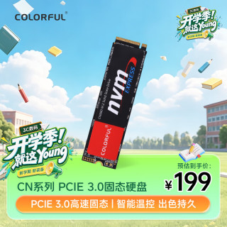 七彩虹 CN600 电竞款 NVMe M.2 固态硬盘 128GB（PCI-E3.0）