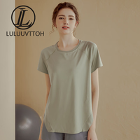 LULUUVTTOH 提训练健身上衣女 绿色 M （建议105-120斤） 国内标准尺码