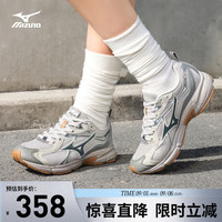 美津浓 男鞋女鞋 2024冬季时尚潮流运动鞋训练舒适透气跑步鞋 D1GH2406-09 38.5