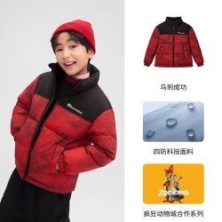 波司登 儿童羽绒服立领外套中性时尚运动