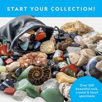NATIONAL GEOGRAPHIC 儿童岩石收藏盒 宝石和水晶套装 益智玩具