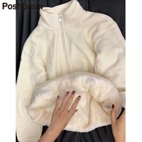 F.E.V. 摇粒绒抓绒冲锋衣内胆女士卫衣
