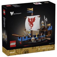 百亿补贴：乐高 积木LEGO40912系列复古海蛇黑骑士儿童益智玩具礼物