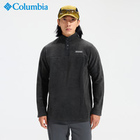Columbia 抓绒衣男士26秋冬防风保暖加厚加绒休闲外套AE3071 010 M