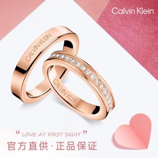 卡尔文·克莱恩 [品牌直发]ck戒指满天星对戒轻奢风情侣对戒送女友情侣礼物
