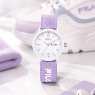 FILA 时尚学生初高中男生女生手表双历个性防水静音考试石英表6835