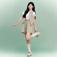 FILA 田曦薇同款丨女装FUSION系列户外马夹女士凉感防晒梭织外套