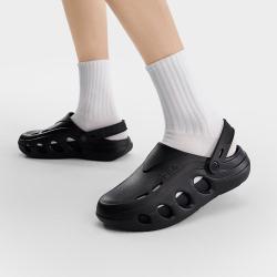 FILA 男鞋运动休闲拖鞋男士时尚舒适日常百搭厚底包头鞋