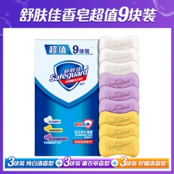 舒肤佳 香皂套装 (纯白清香+柠檬清新+芦荟呵护)