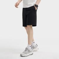 FILA 男装运动裤男士简约休闲舒适日常百搭通勤针织五分裤