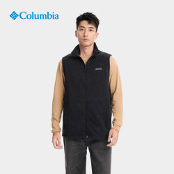 Columbia 男子户外休闲运动内里抓绒保暖舒适针织背心AE1823 010