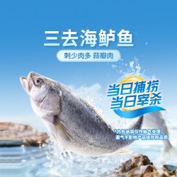 东方甄选 三去海鲈鱼 1050g