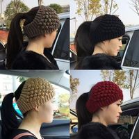 菠萝花宽边发带韩版遮白头发带帽子针织保暖头套月子发带护头发箍