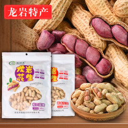 叙时光龙岩湿烤花生紫衣花生 500g/袋咸香味农家特产