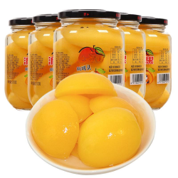 赛鲜者 新鲜糖水黄桃罐头510g*4瓶/2瓶装多口味水果罐头礼盒装整箱批发